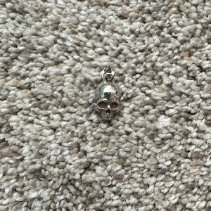 David Yurman Sterling Silver Waves Skull Amulet